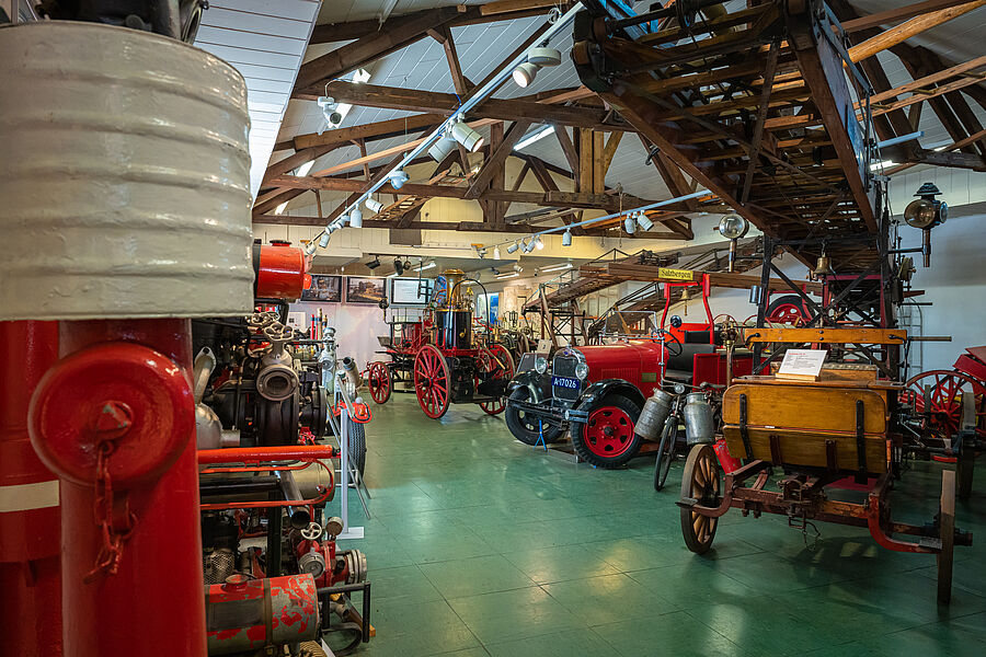 Blick ins Feuerwehrmuseum Salzbergen