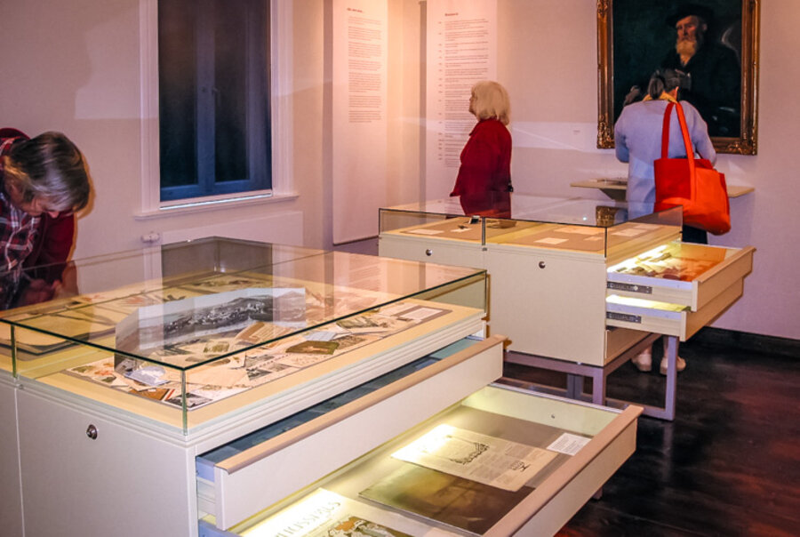 Ausstellungsraum im Wilhelm-Busch-Haus Mechtshausen
