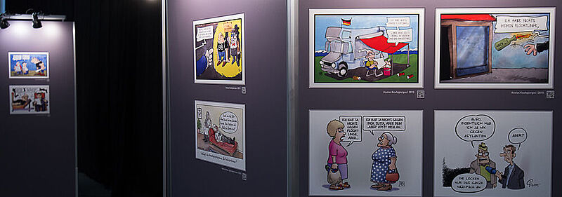 Blick in die Ausstellung "Oh, eine Dummel!", Foto: Oliver Knoblich Blick in die Ausstellung "Oh, eine Dummel!"