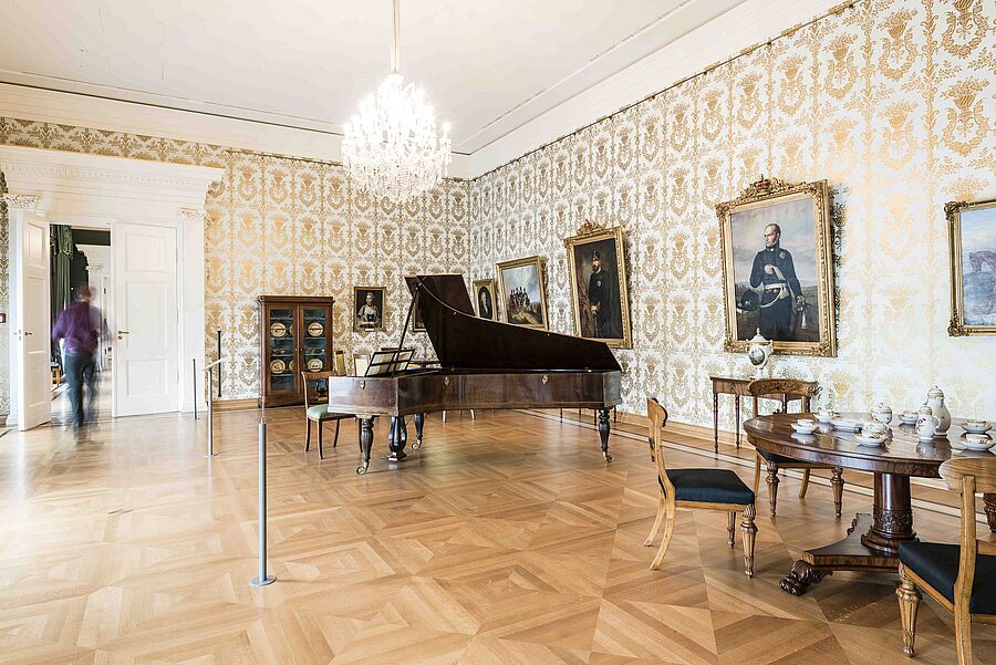 Das Spiel- und Musikzimmer im Schlossmuseum Braunschweig