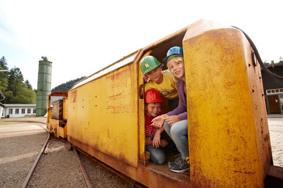 Grubenbahn über Tage