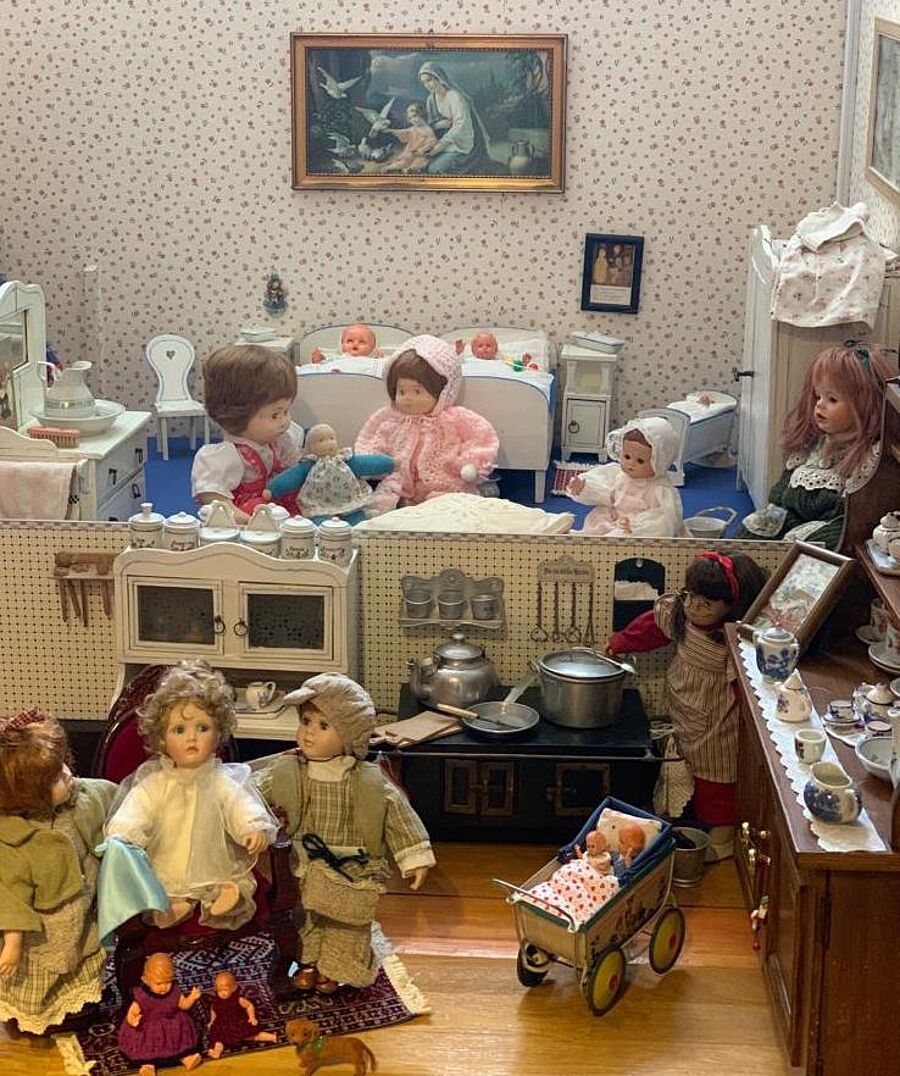 Puppenwohnung im Puppen- und Spielzeugmuseum Garbsen