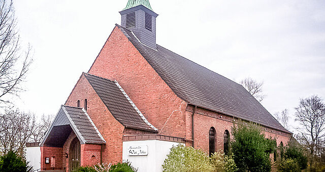 Außenansicht der Amerikanischen Kirche Bremerhaven