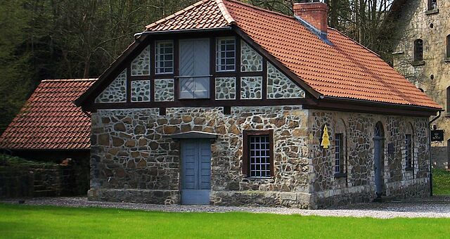 Suedharzer Eisenhuettenmuseum mit ehemaligem Backhaus - Außenansicht