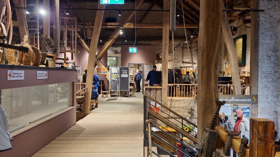 Eingangsbereich des Museums auf dem Gutshof