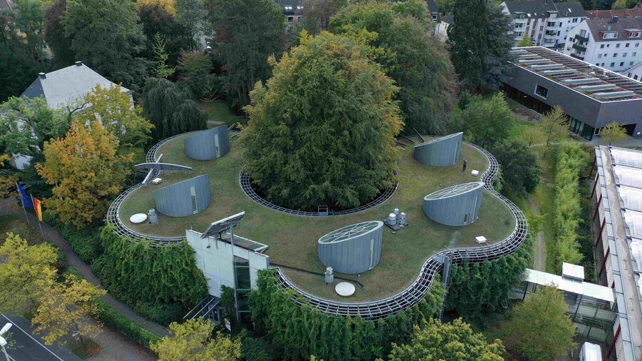 Außenansicht der DBU Geschäftsstelle, Foto: DBU Zentrum für Umweltkommunikation