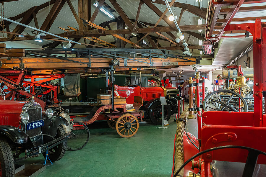 Blick ins Feuerwehrmuseum Salzbergen