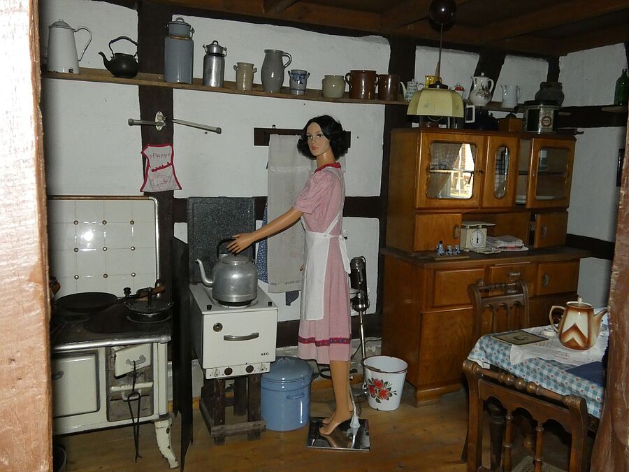 Küche im Heimatmuseum Mardorf