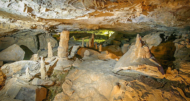 Blick in die Schillat-Höhle