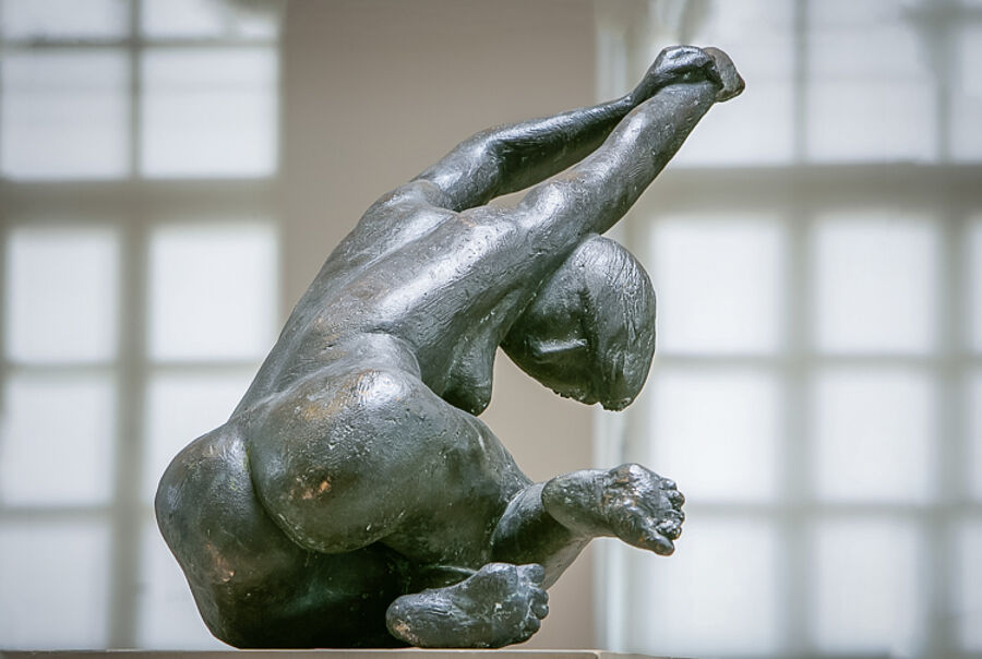 Bronze-Skulptur einer Taenzerin im Gerhard-Marcks-Haus