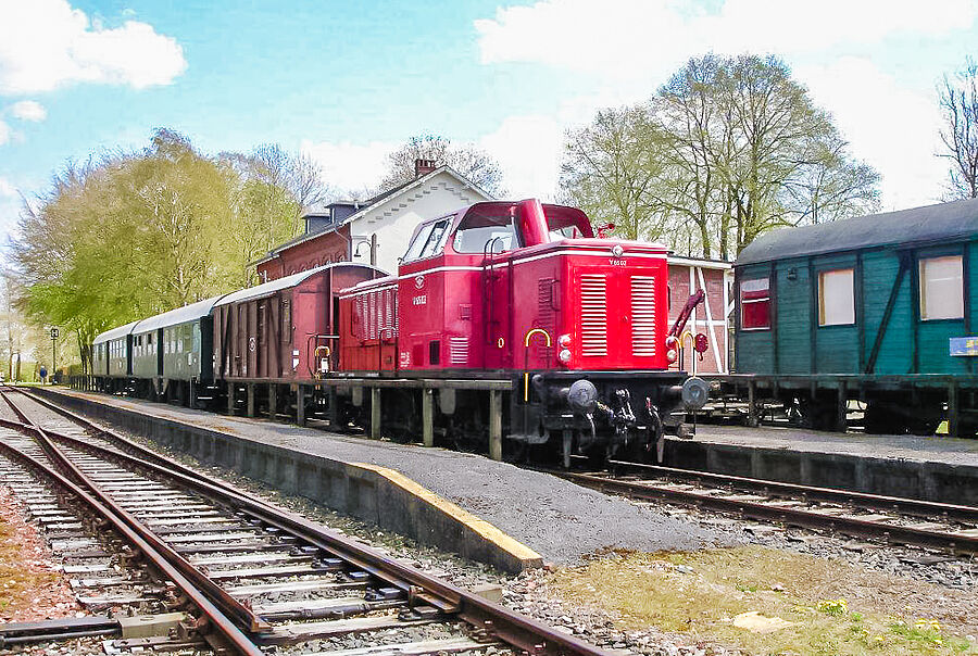 Museumszug im Bahnhof Bad Bederkesa