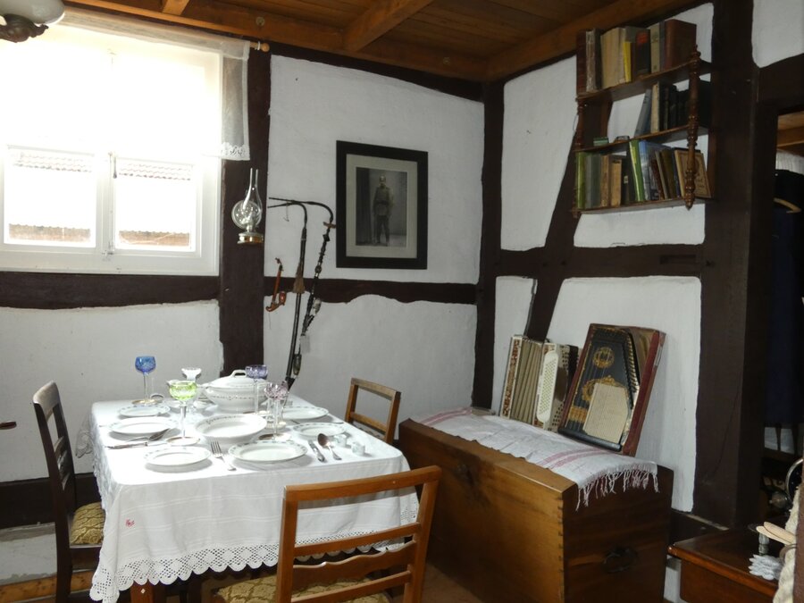 Die "gute Stube" im Heimatmuseum Mardorf