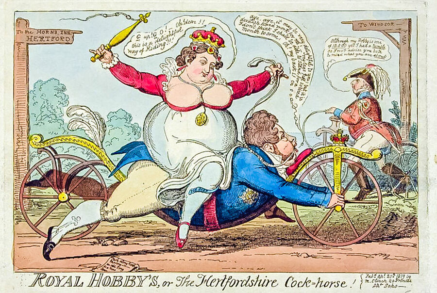 George Cruikshank, Königliche Liebhabereien - Museum Wilhelm Busch