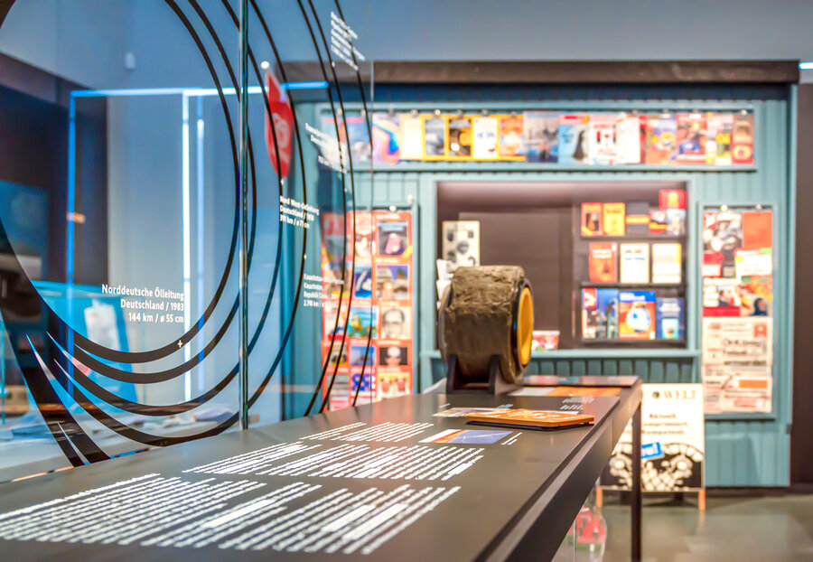 Kiosk-Inszenierung im Deutschen Erdölmuseum Wietze