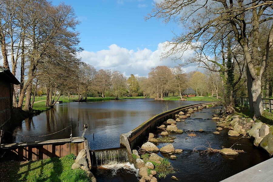 Mühlenteich am Handwerkermuseum Sittensen