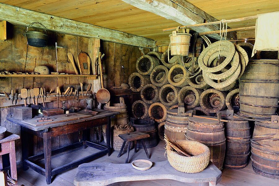 Bienenkorbwerkstatt im Museumsdorf Hösseringen