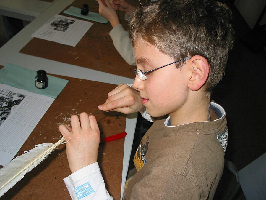 Museumspädagogisches Programm im Industrie Museum Lohne