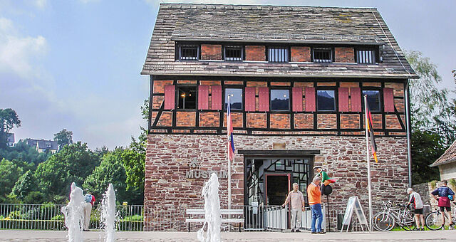 Außenansicht des Münchhausen-Museums Bodenwerder