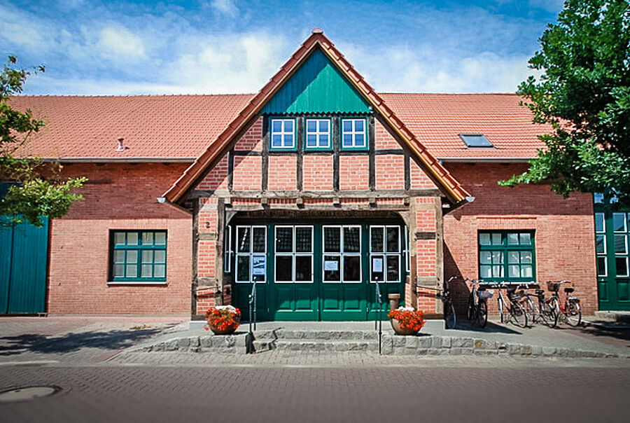 Eingang zum Museum der Strohverarbeitung Twistringen