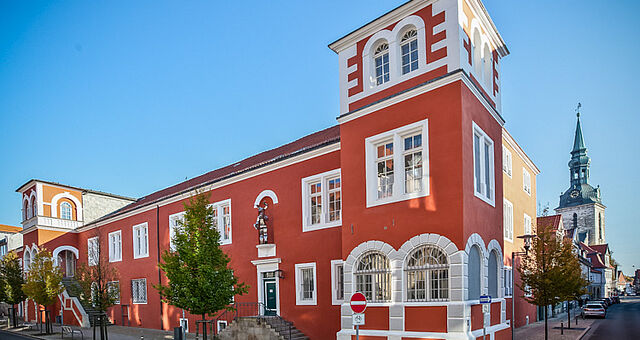 Außenansicht des archäologischen Museums Wolfenbüttel